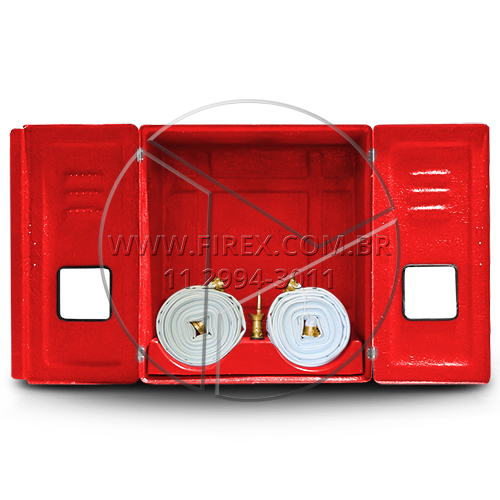 ABRIGO PARA MANGUEIRA DE INCÊNDIO (HIDRANTE) EM FIBRA DE VIDRO 100X90X30 CM COM DOIS SUPORTES MEIA-L :: Abrigo para Mangueira (Hidrante) 100X90X30 CM em Fibra de Vidro Com 2 Cestos - FOTO 1 ABRIGO PARA MANGUEIRA DE INCÊNDIO (HIDRANTE) EM FIBRA DE VIDRO 100X90X30 CM COM DOIS SUPORTES MEIA-L :: Abrigo para Mangueira (Hidrante) 100X90X30 CM em Fibra de Vidro Com 2 Cestos - FOTO 1