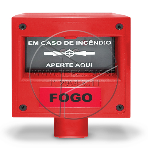 Acionador de alarme manual à prova de tempo :: Acionador de Alarme Manual à Prova de Tempo - FOTO 1