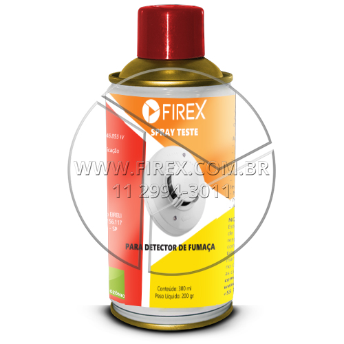 Spray para teste de detector de fumaça com 300ml :: Spray de teste para Detectores - FOTO 1