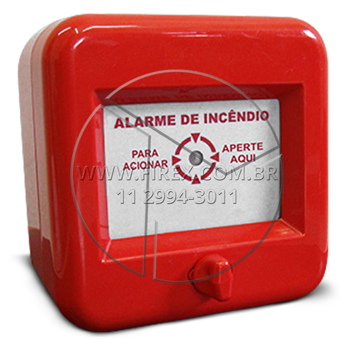 Acionador de alarme endereçável manual. :: Acionador de Alarme Endereçável Manual FIREAMF.E - FOTO 1