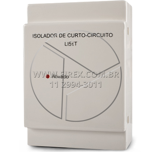 Módulo Monitor de Zona - Curto circuito FIRE-LI5i :: Módulo Monitor de Zona FIRE-LI5i - FOTO 1