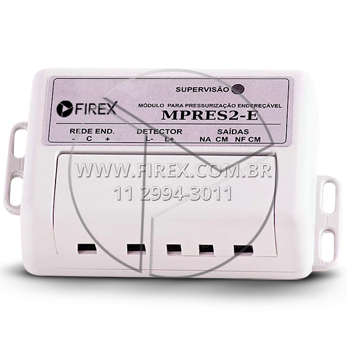 Módulo Endereçável para Pressurização FIREMPRES2.E projetado para atender os casos de pressurização  :: Módulo Endereçável para Pressurização FIREMPRES2.E - FOTO 1
