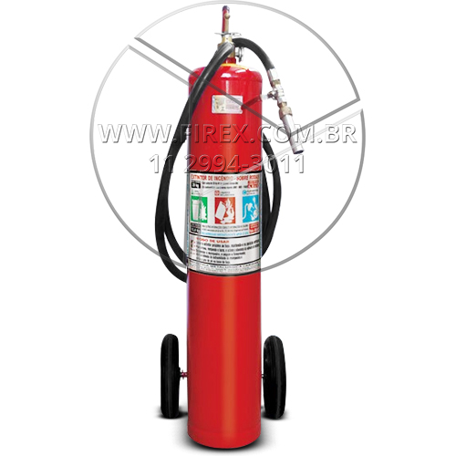 Extintor Sobre Rodas de Classificação Pó Químico Seco ABC 20 kg :: Extintor Sobre Rodas de Pó Químico Seco - Classe ABC 20kg - FOTO 1