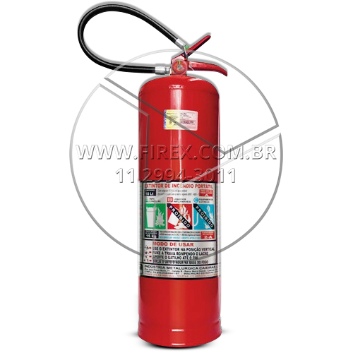 Extintor de Incêndio Portátil de Água Pressurizada com 10 litros 2A :: Extintor de Incêndio Portátil de Água Pressurizada (AP) 10L - FOTO 1
