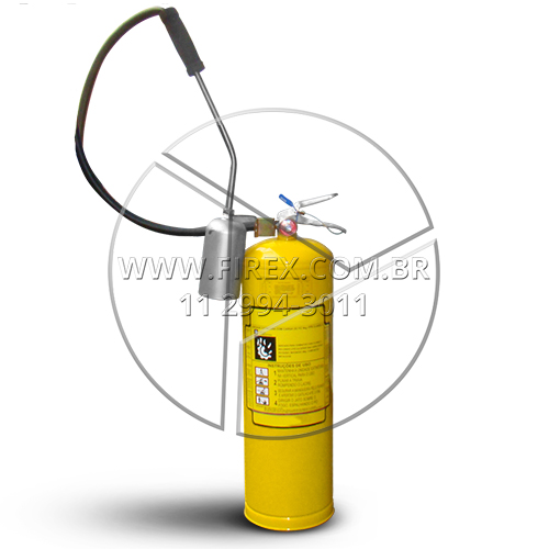 Extintor de incêndio classe D 9 kg portátil :: Extintor de incêndio portátil Classe D - FOTO 1