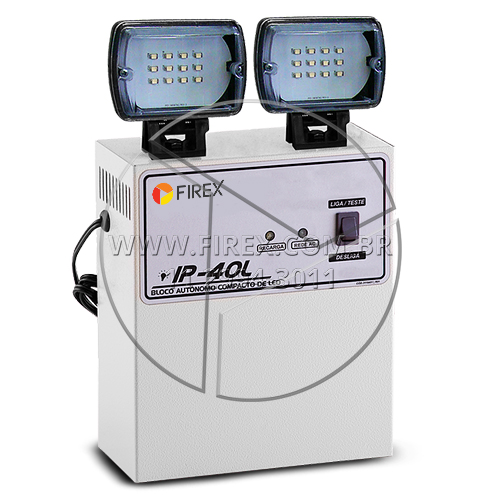 Bloco de iluminação de emergência 1400 lumens :: Bloco de Iluminação de Emergência IP40 1400 Lumens - FOTO 1