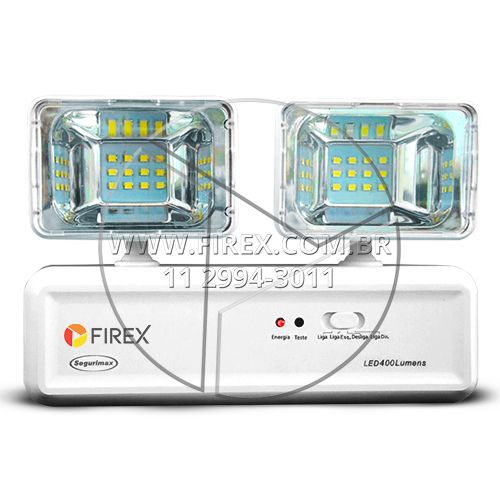 Bloco de iluminação de emergência 400 lumens :: Bloco de Iluminação de Emergência 400 Lumens SG - FOTO 1