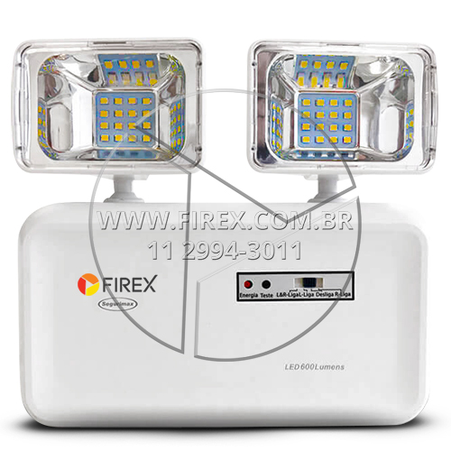 Bloco de iluminação de emergência 600 lumens IP 20 :: Bloco de Iluminação de Emergência 600 Lumens SG - FOTO 1