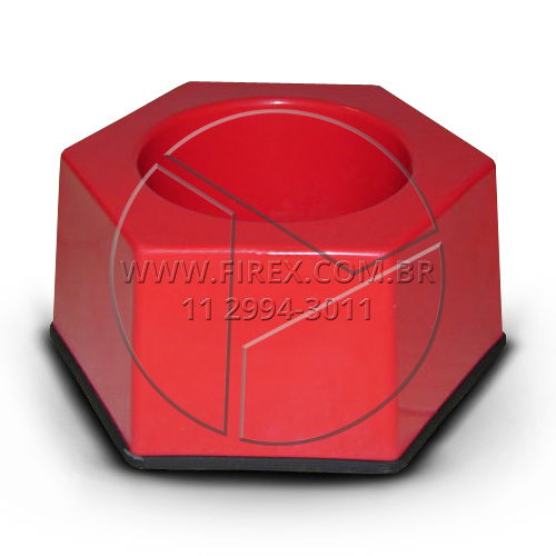 Suporte sextavado de piso para extintor SP01 :: Suporte sextavado de piso para extintor SP01 - FOTO 1