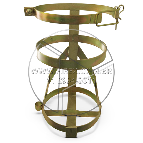 Suporte Para Extintor Veicular Para PQS 12 Kg :: Suporte Para Extintor Veicular Para PQS 12 Kg - FOTO 1