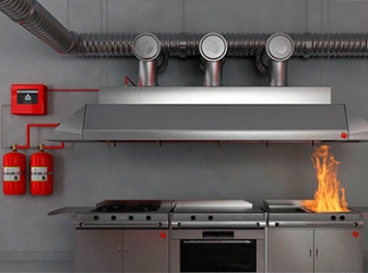 Sistema fixo para coifa