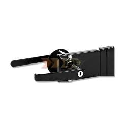 Fechadura sobrepor preta puxe comum