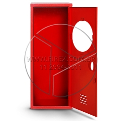 Abrigo para Extintor de Incêndio em Chapa de Aço Sobrepor. :: Abrigo para Extintor em Chapa de Aço de Sobrepor 85x40x30 cm. - FOTO 2