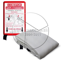 Cobertor Antichama Com Bolsa 1,00 Metro X 1,00 Metro :: Cobertor Antichama com Bolsa 1,00 metro x 1,00 metro - FOTO 2 Cobertor Antichama Com Bolsa 1,00 Metro X 1,00 Metro :: Cobertor Antichama com Bolsa 1,00 metro x 1,00 metro - FOTO 2