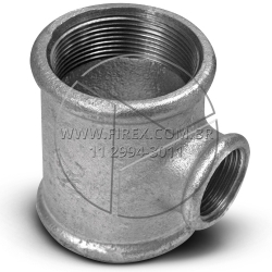 TEE DE REDUÇÃO GALVANIZADO FÊMEA/FÊMEA/FÊMEA 90º 2.1/2 X 1/2 POLEGADAS Orçamento: TEE DE REDUÇÃO 2.1/2