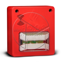 Sirene de alarme de incêndio audio visual  :: Sirene Audio Visual Convencional - FIRESG - FOTO 2