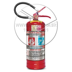 Extintor de incêndio portátil de pó químico seco bc 4 kg Orçamento: Extintor de incêndio portátil de Pó químico seco - Classe BC 4kg