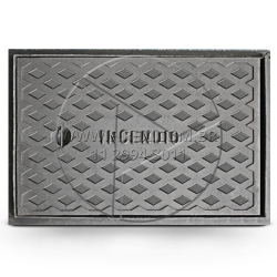 Tampa em Ferro Fundido 60x40 cm Orçamento: Tampa em Ferro Fundido 60x40 cm