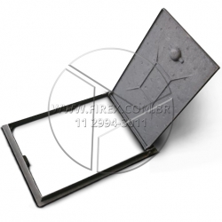 Tampa em Ferro Fundido 60x40 cm :: Tampa em Ferro Fundido 60x40 cm - FOTO 2 Tampa em Ferro Fundido 60x40 cm :: Tampa em Ferro Fundido 60x40 cm - FOTO 2