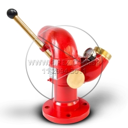 Canhão Monitor Fixo Modelo com Alavanca - Flangeado em Bronze. :: Canhão Monitor Fixo Flangeado Em Bronze 2.1/2'' - Alavanca - FOTO 2