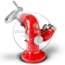 Canhão Monitor Fixo Flangeado em Alumínio - Volante 2.1/2'' :: Canhão Monitor Fixo Flangeado em Alumínio 2.1/2'' - Volante - FOTO 2