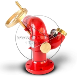 Canhão Monitor Fixo Flangeado em Bronze - Volante 2.1/2'' :: Canhão Monitor Fixo Flangeado Em Bronze 2.1/2'' - Volante - FOTO 2