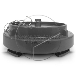 Tampão cego com corrente em Alumínio 1.1/2 :: Tampão cego com corrente em Alumínio 1.1/2’’ - FOTO 2