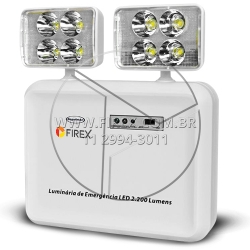 Bloco de iluminação de emergência 2200 lumens. :: Bloco de Iluminação de Emergência 2200 Lumens SG - FOTO 2