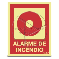 Placa Comando Manual de Alarme de Incêndio - E2