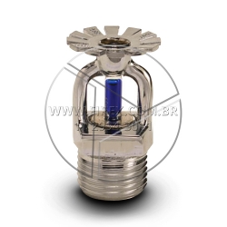 SPRINKLER CROMADO PENDENTE 141°C 1/2'' Orçamento: Sprinkler Cromado Pendente 141º C 1/2 - Fator K 80
