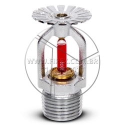 SPRINKLER CROMADO PENDENTE 68º 1/2'' K80 Orçamento: Sprinkler Cromado Pendente 68º C 1/2 - Fator K 80