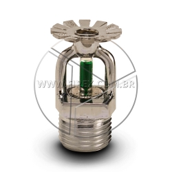 SPRINKLER CROMADO PENDENTE 93°C 1/2'' Orçamento: Sprinkler Cromado Pendente 93º C 1/2 - Fator K 80