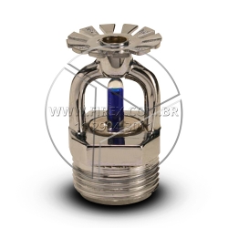 SPRINKLER CROMADO PENDENTE 141°C 3/4'' Orçamento: Sprinkler Cromado Pendente 141º C 3/4 - Fator K 115