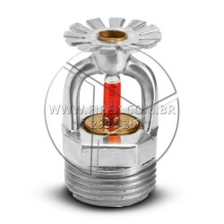 SPRINKLER CROMADO PENDENTE 68º 3/4'' K115 Orçamento: Sprinkler Cromado Pendente 68º C 3/4 - Fator K 115