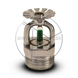 SPRINKLER CROMADO PENDENTE 93°C 3/4'' Orçamento: Sprinkler Cromado Pendente 93º C 3/4 - Fator K 115